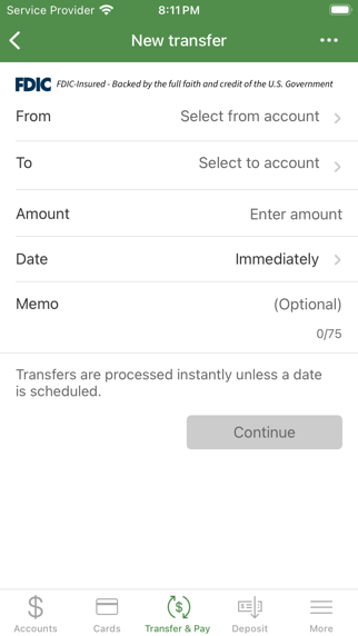 Forcht Bank Mobile Banking Screenshot