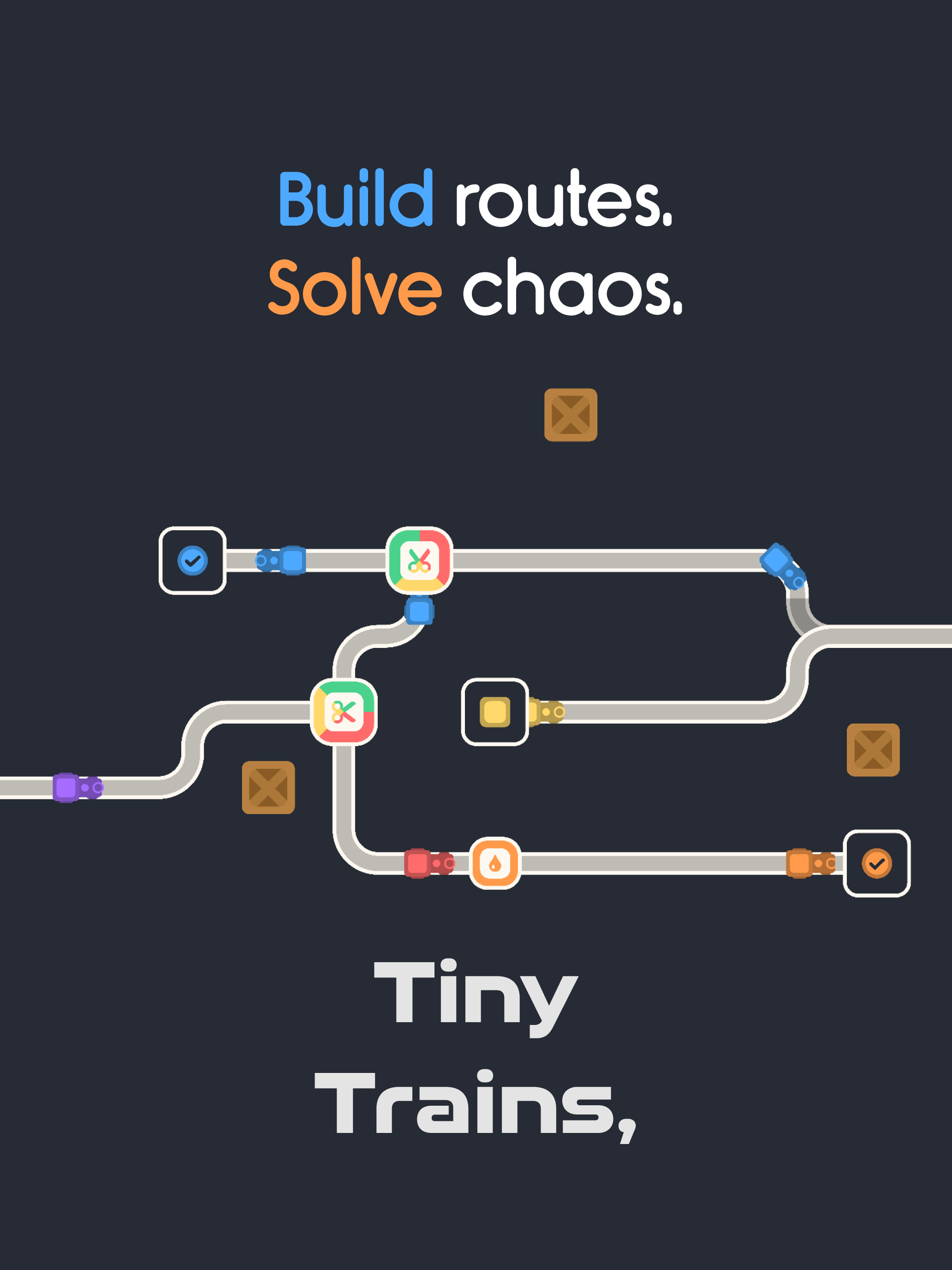 Tiny Trains: Rail Puzzle