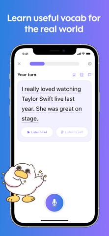 Toko: AI English Tutor iPhone screenshot