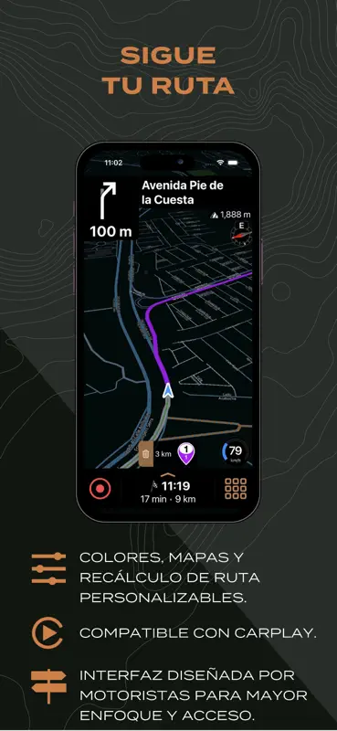 Scenic Motorcycle Navigation screenshot 3 of 10