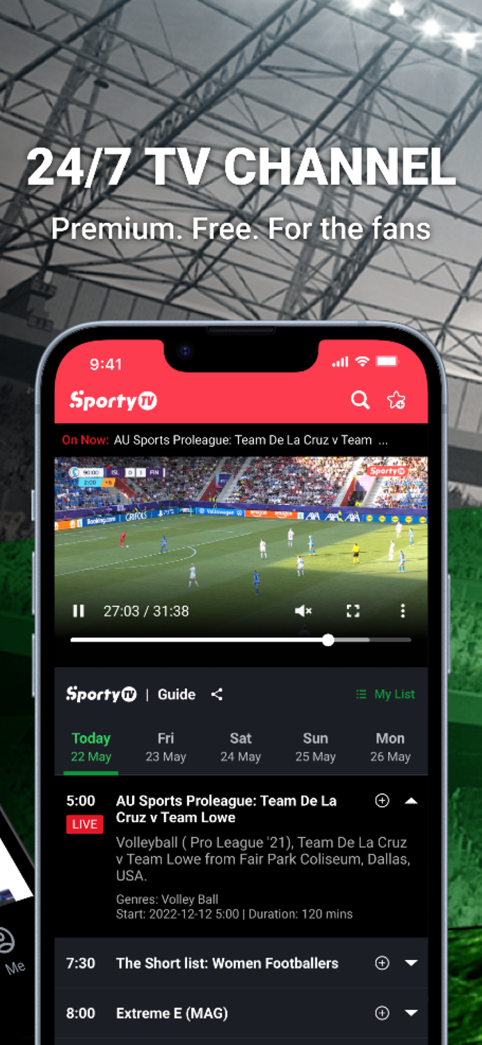 SportyTV Live Sports Stream