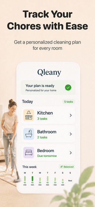 Qleany: Cleaning Checklist Screenshot 1 of 8