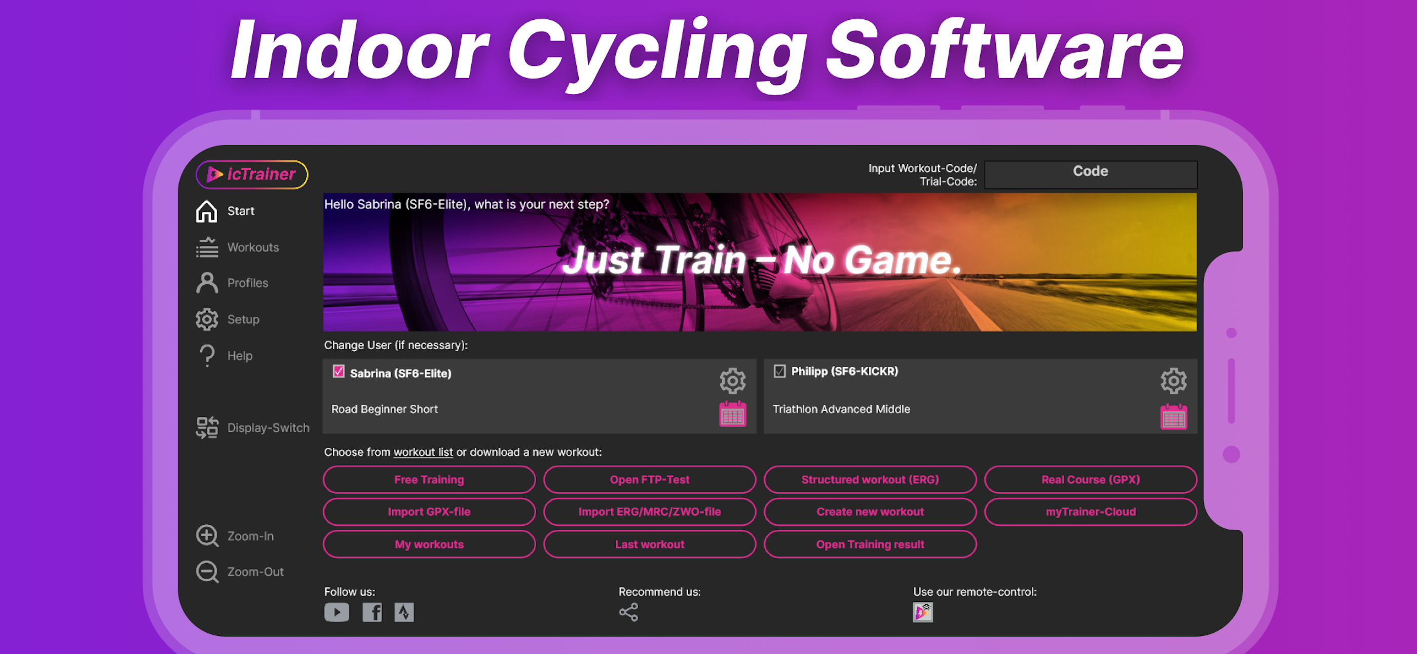 icTrainer: Indoor Cycling App