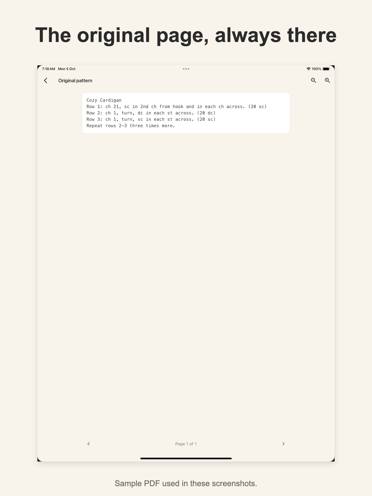Screenshot 7 of StitchCount: Pattern Counter