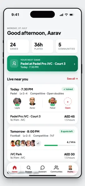 Lineup: Find Players & Games screenshot 1