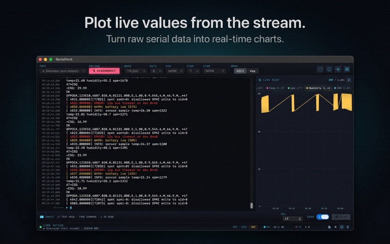 SerialDeck screenshot
