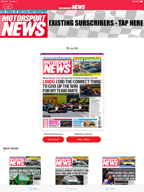 Screenshot #4 pour Motorsport News