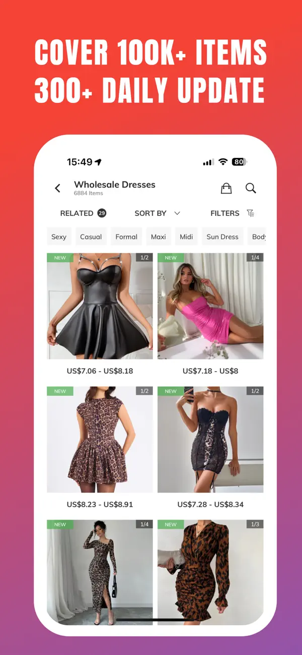 Screenshot #2 pour FashionTIY: Gros vêtements
