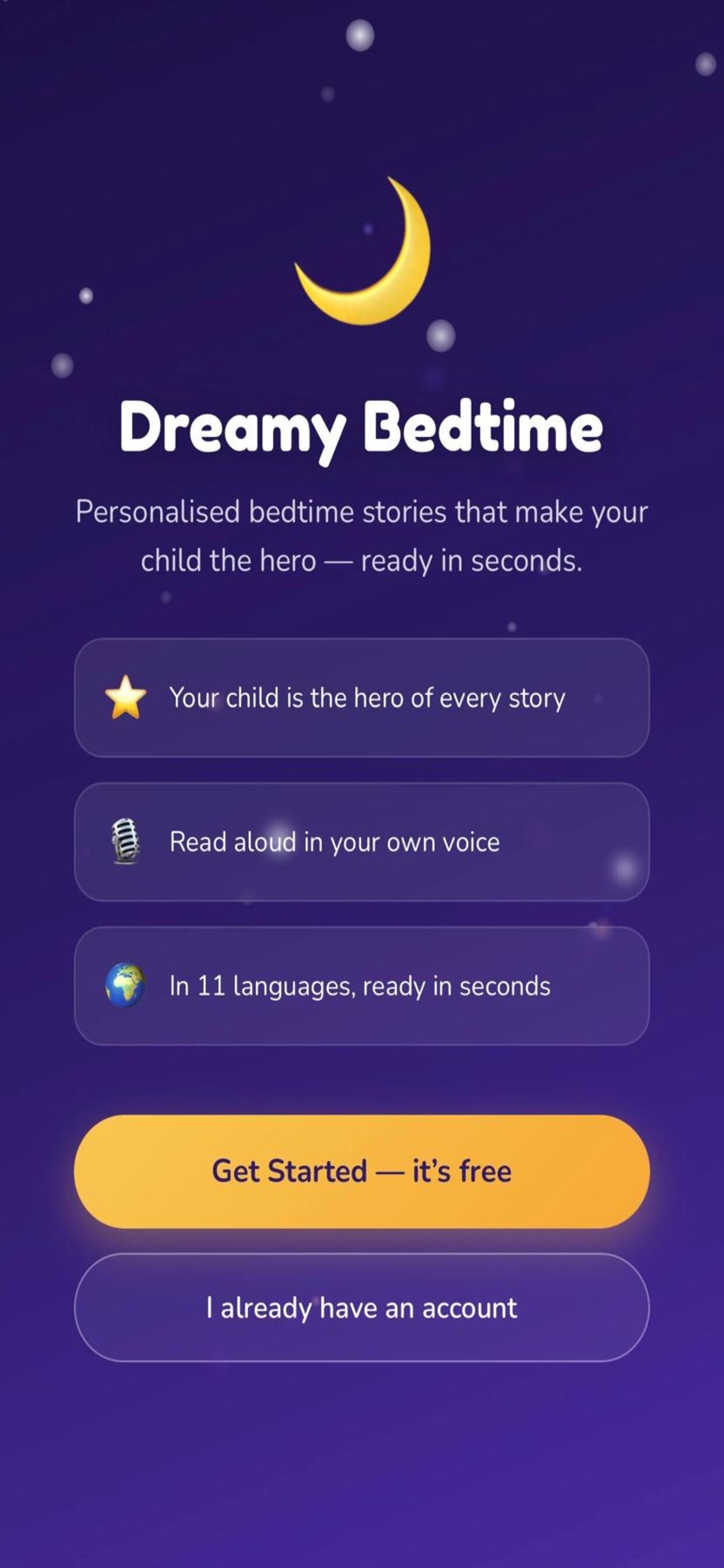 Screenshot 1 of Dreamy Bedtime