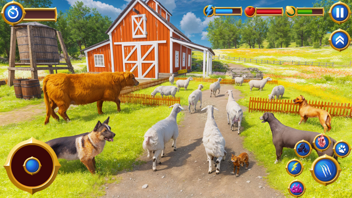 Wild Shepherd Dog Life Sim