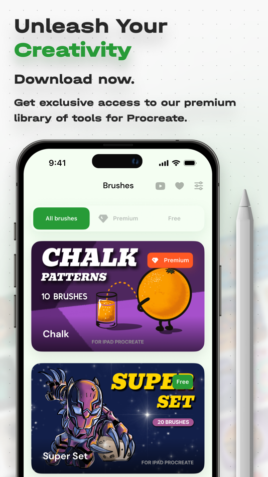 #5. Procreate Brushes & Tools (iOS) 来自: Daria Pletnova