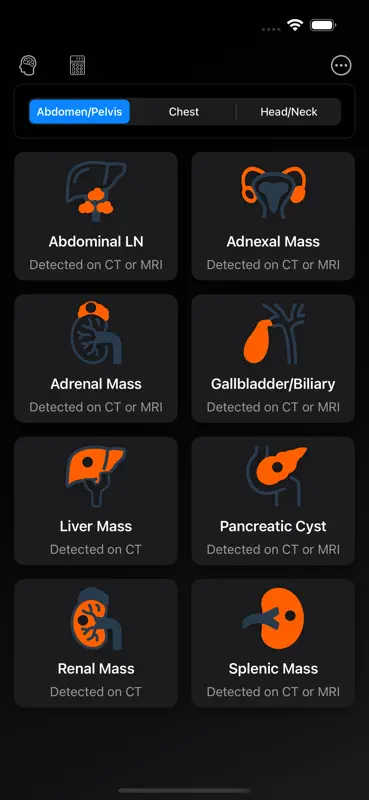 Incidentaloma CT / MRI Guide screenshot 2 of 8