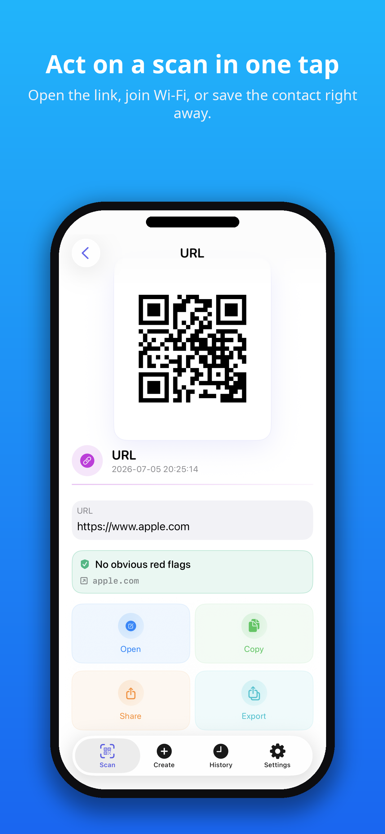 QR Code Reader - QRPal screenshot 2