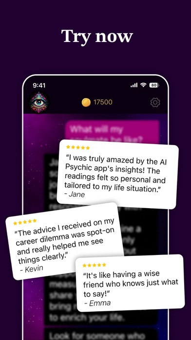 Aurora: AI Psychic Readings Screenshot