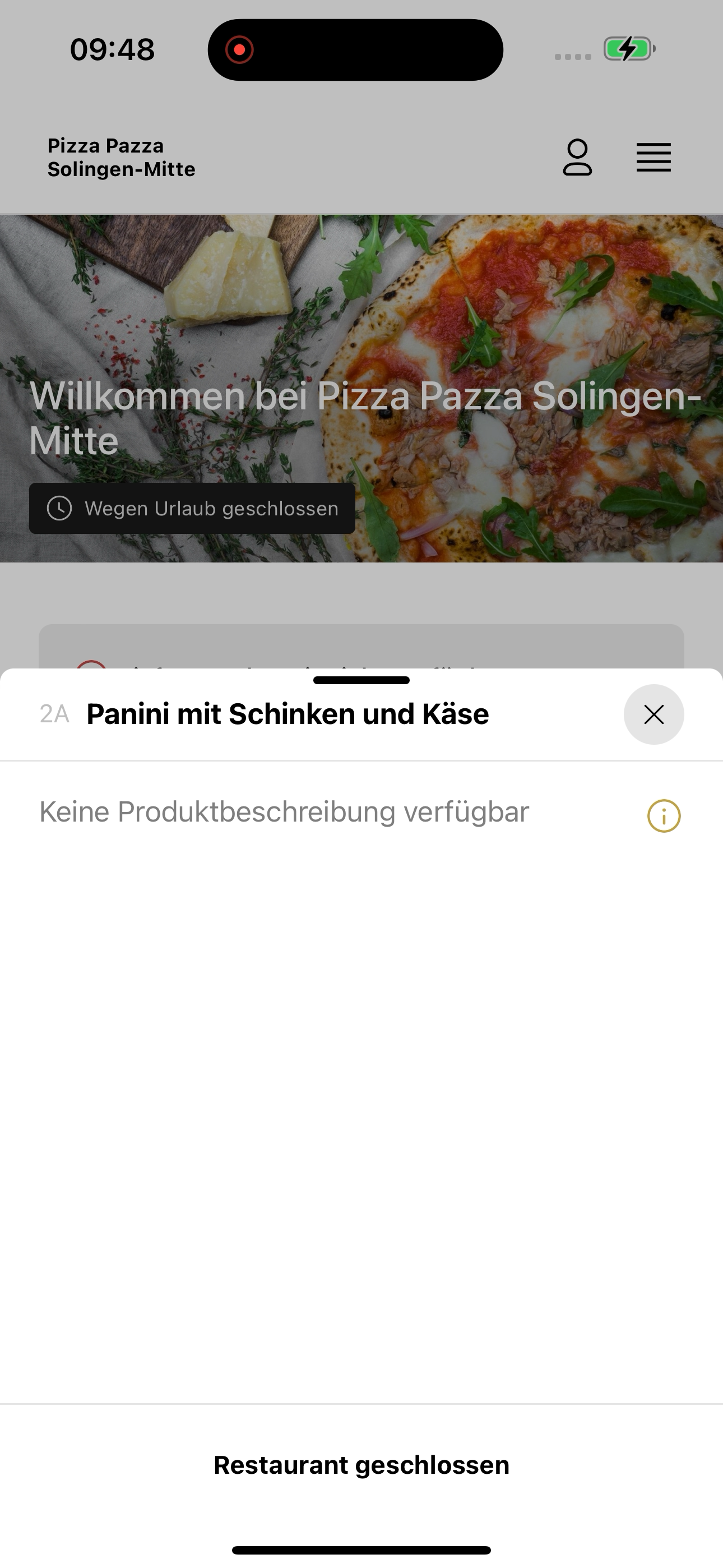 Pizza Pazza Solingen-Mitte