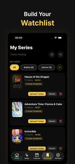 Series Track: TV Calendar screenshot 4