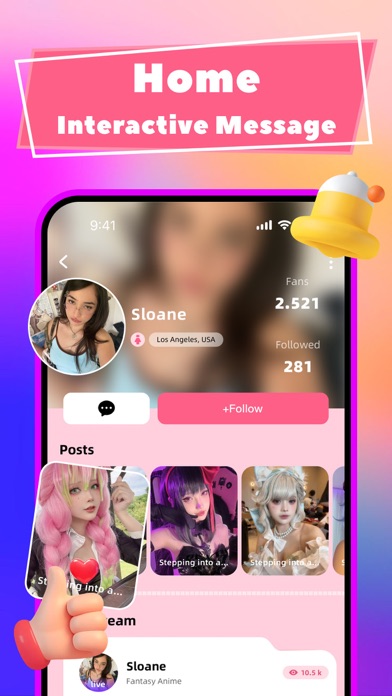 Hicolive：Go Live & Video Call Screenshot