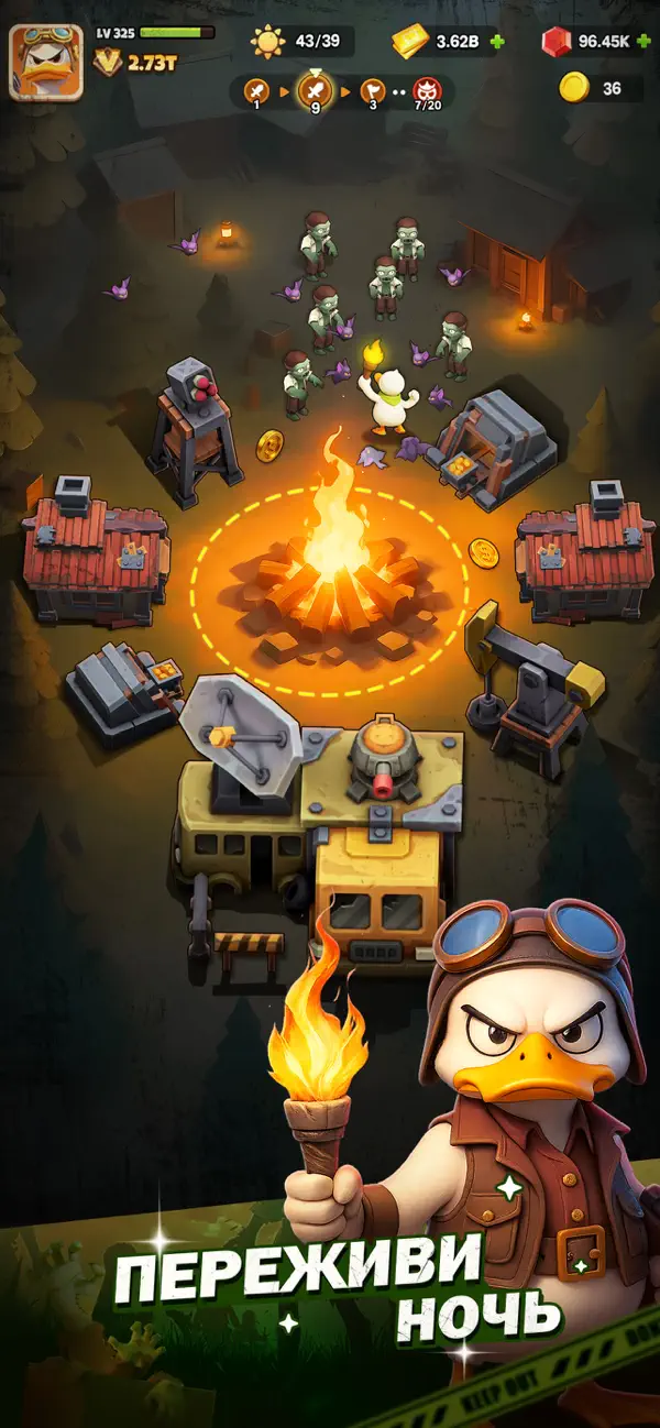 Duck Survival iOS Mod IPA screenshot 3 - iOS game interface