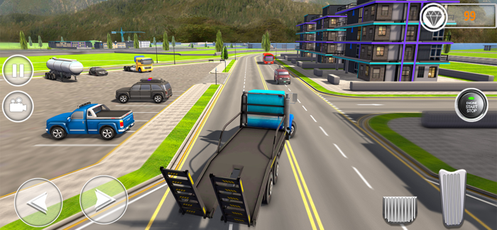 jogo de transporte de carro