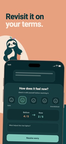 Let It Out: Worry Manager iPhone screenshot