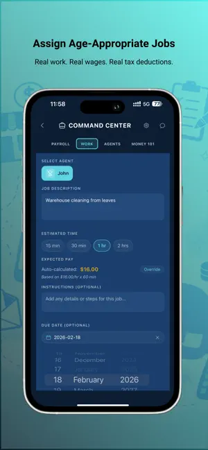 Kids Payroll: Pay Your Kids screenshot 3