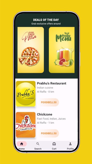 Food Bell - Order Food Dubai Screenshot