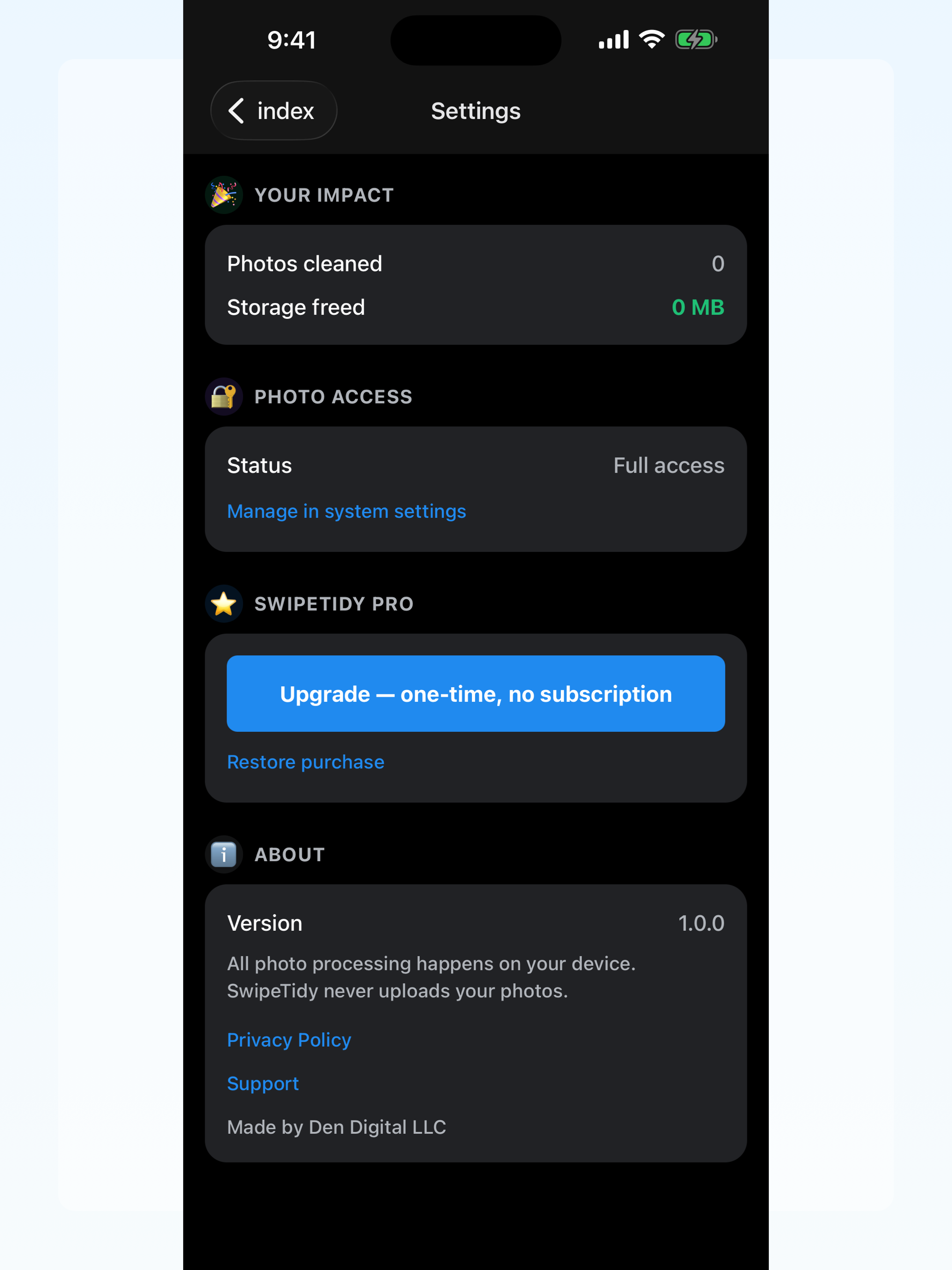 SwipeTidy: Photo Cleaner