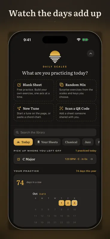 Daily Scales: Fingering Charts screenshot 9 of 10