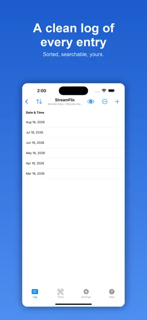 Log It All screenshot 3