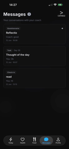 CAPABLE COACHING screenshot