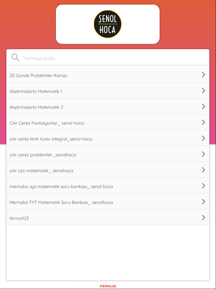 Şenol Hoca Video Çözümler