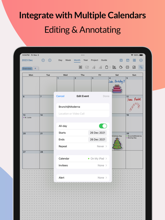 AJournal - Planner & Journal iPad screenshot 4 - Lifestyle app