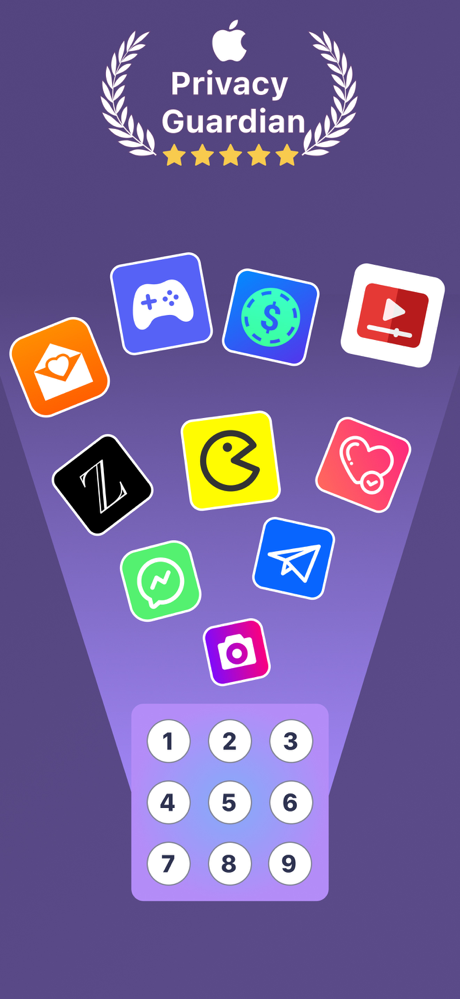 KCalc隐私锁 - 隱藏app應用鎖應用程式鎖相簿鎖密碼鎖 screenshot 1