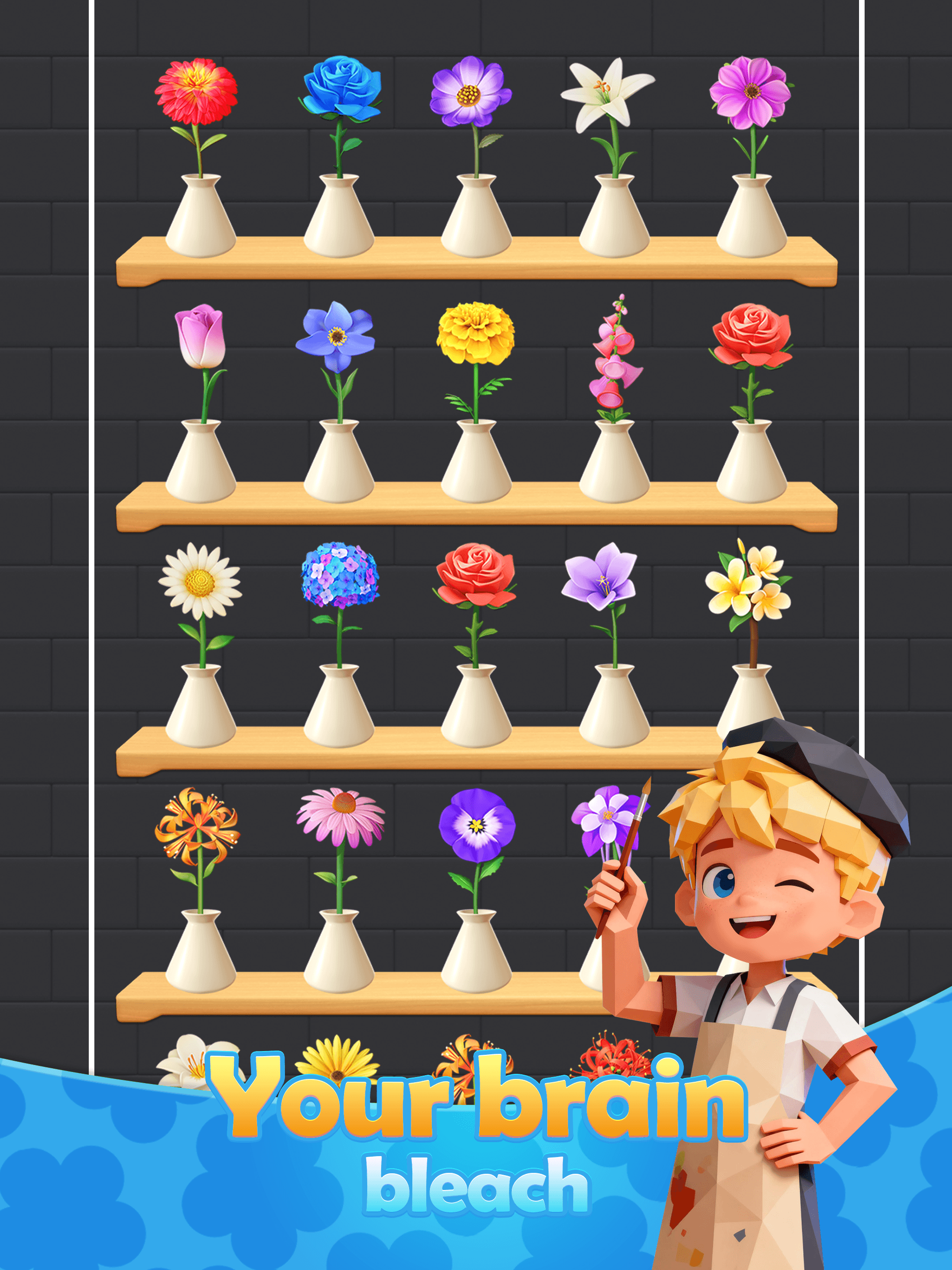 Blossom Triple Match: Sort It!
