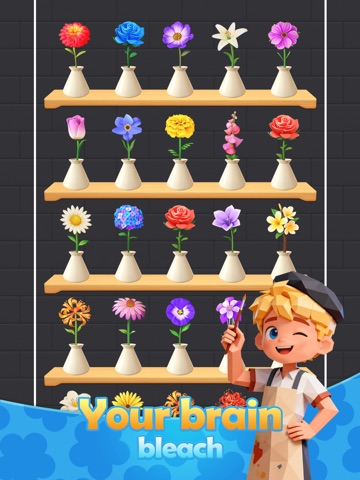 Blossom Triple Match: Sort It! iPad screenshot
