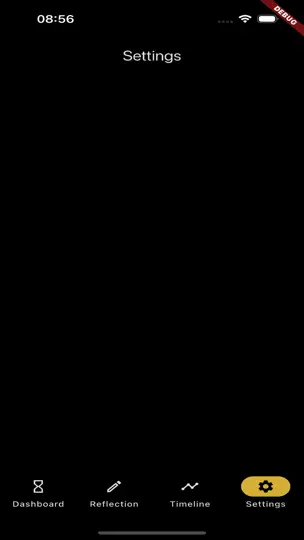 Captura de pantalla de Memento Mori: Stoic Journal en iPhone 4