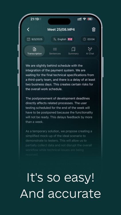 Voice Memo AI Transcribe