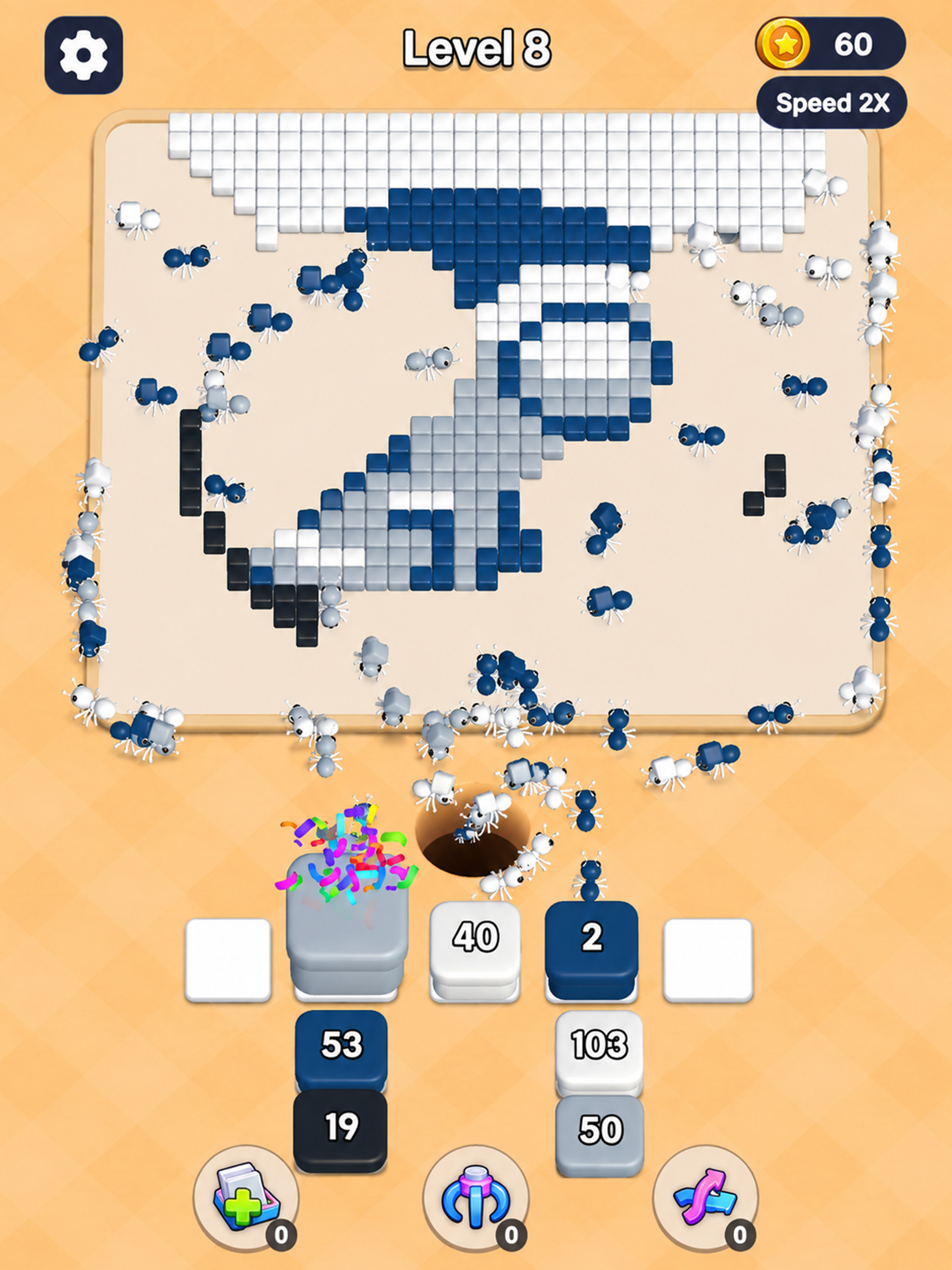 Ant Rush : Sort Pixel Art screenshot 11