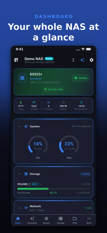 Syno Manager For Synology NAS screenshot 1 of 8