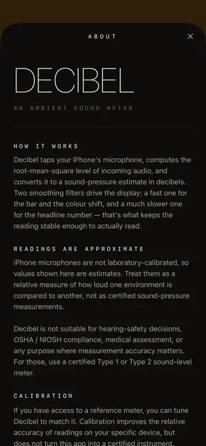 Decibel - Sound level checker screenshot 4