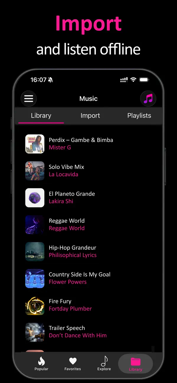 Screenshot #2 pour Musique Radio & Lecteur MP3