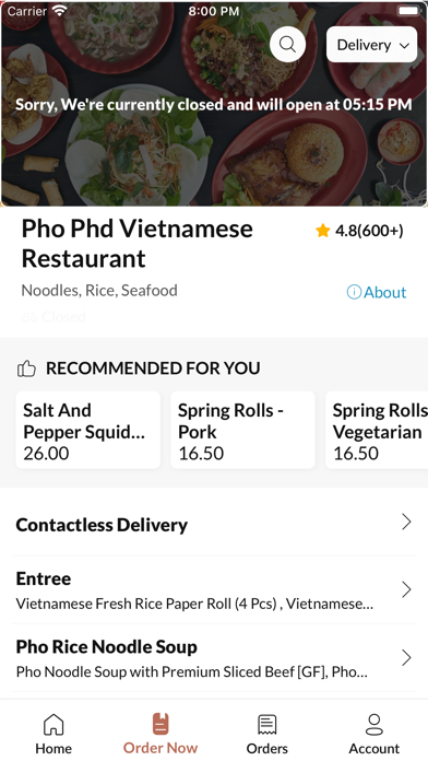 Pho Phd Vietnamese Restaurant Screenshot 3 - AppWisp.com