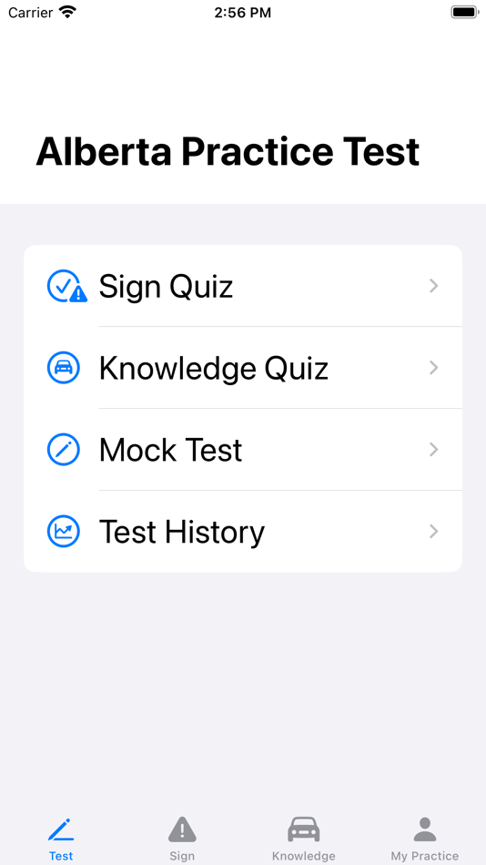 #1. Alberta Driver License Test (iOS) 由: 俊柯 杨