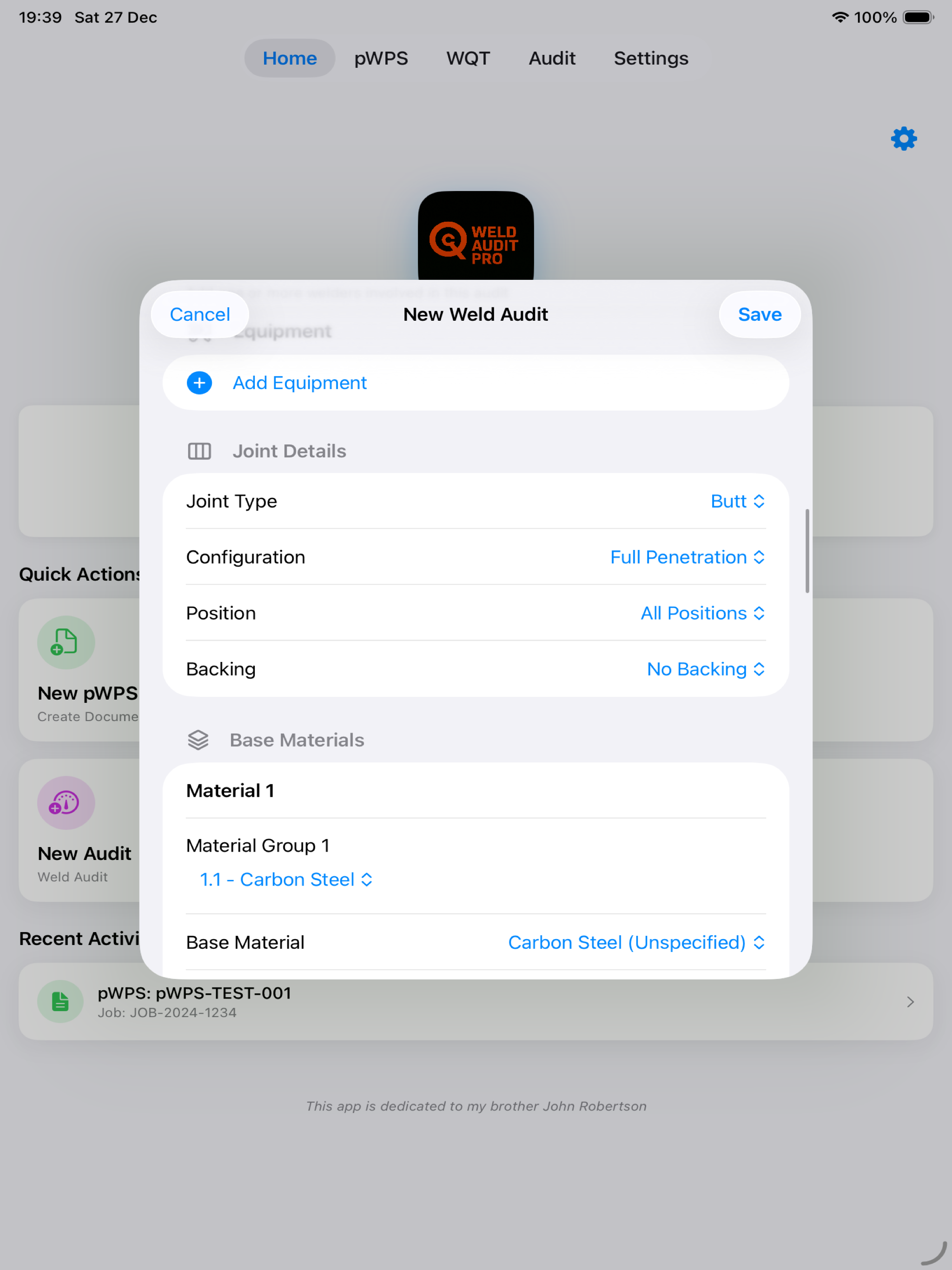 Weld Audit Pro screenshot 15