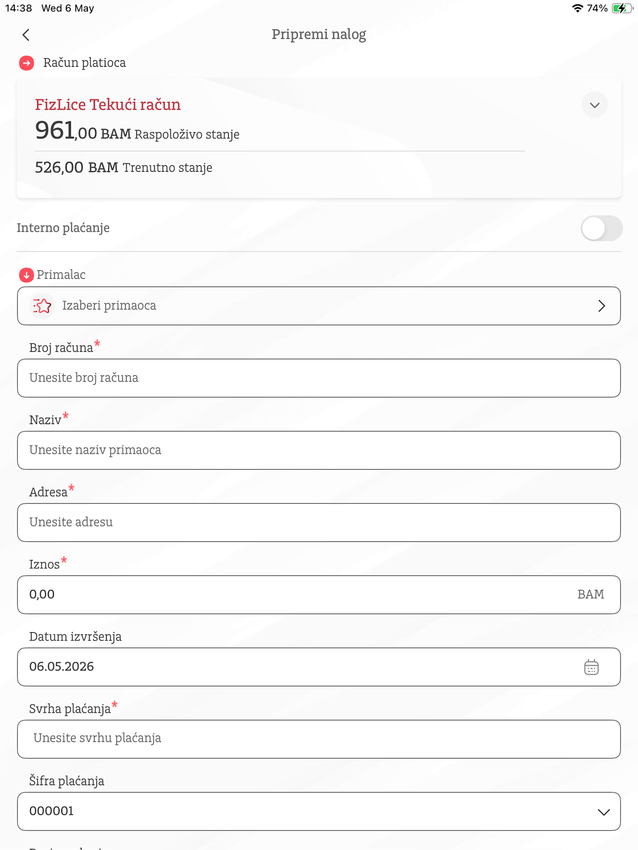 Addiko Mobile BiH screenshot 8