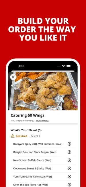 Flava Wings App screenshot 2