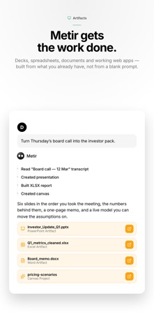 Metir: AI Powered Productivity Screenshot 2 of 5