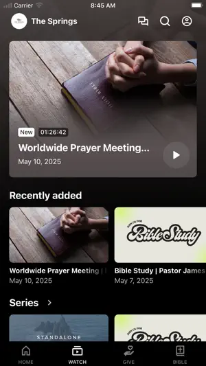 Springs Church Toccoa screenshot 2
