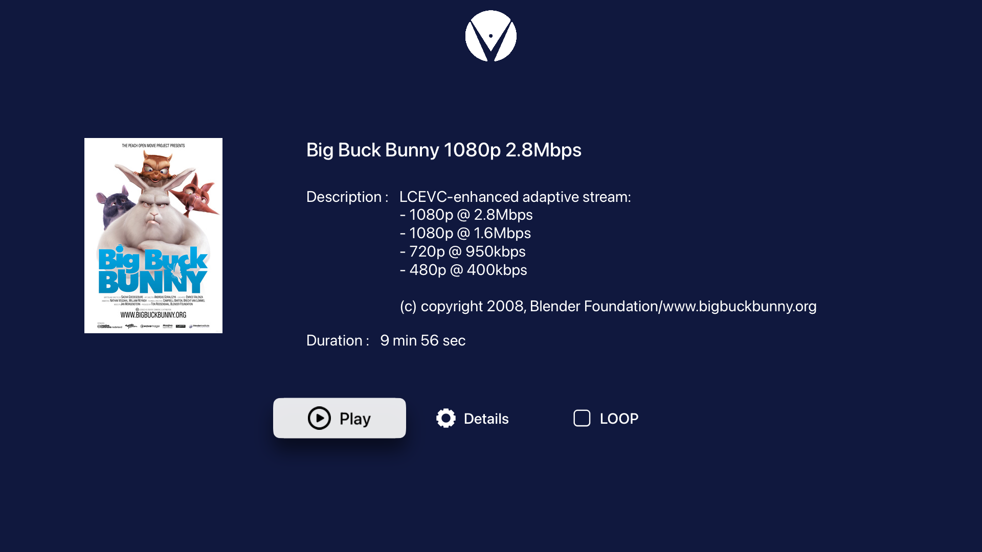 V-Nova TV screenshot 2