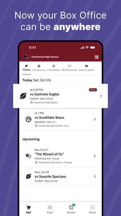 GoFan Box Office Screenshot